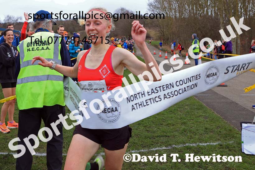 Senior Women, Veteran Women (Over-35) and Veteran Men 2024 NECAA Road Relays Champs., Hetton Lyons Country Park, Hetton le Hole, County Durham. Photo: David T. Hewitson/Sports for All Pics